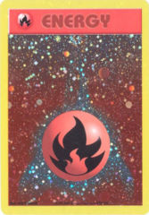 Fire Energy Unnumbered Cosmos Holo Promo - 2002 Pokemon League